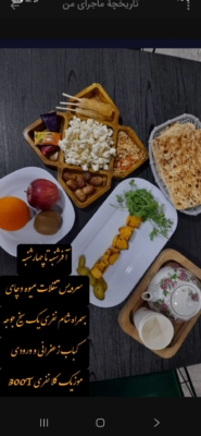 سرویس تنقلات همراه با شام